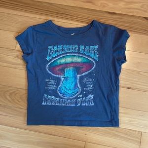 Hollister cropped tee